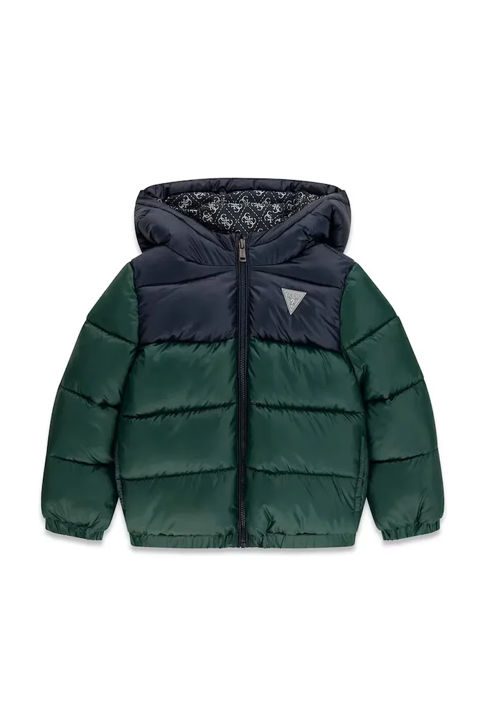 Guess капитонирано яке за деца зелено N6YL01 W2656