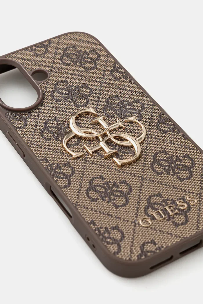 Guess Кейс за телефон iPhone 17 в кафяво GUHCP17S4GMGBR