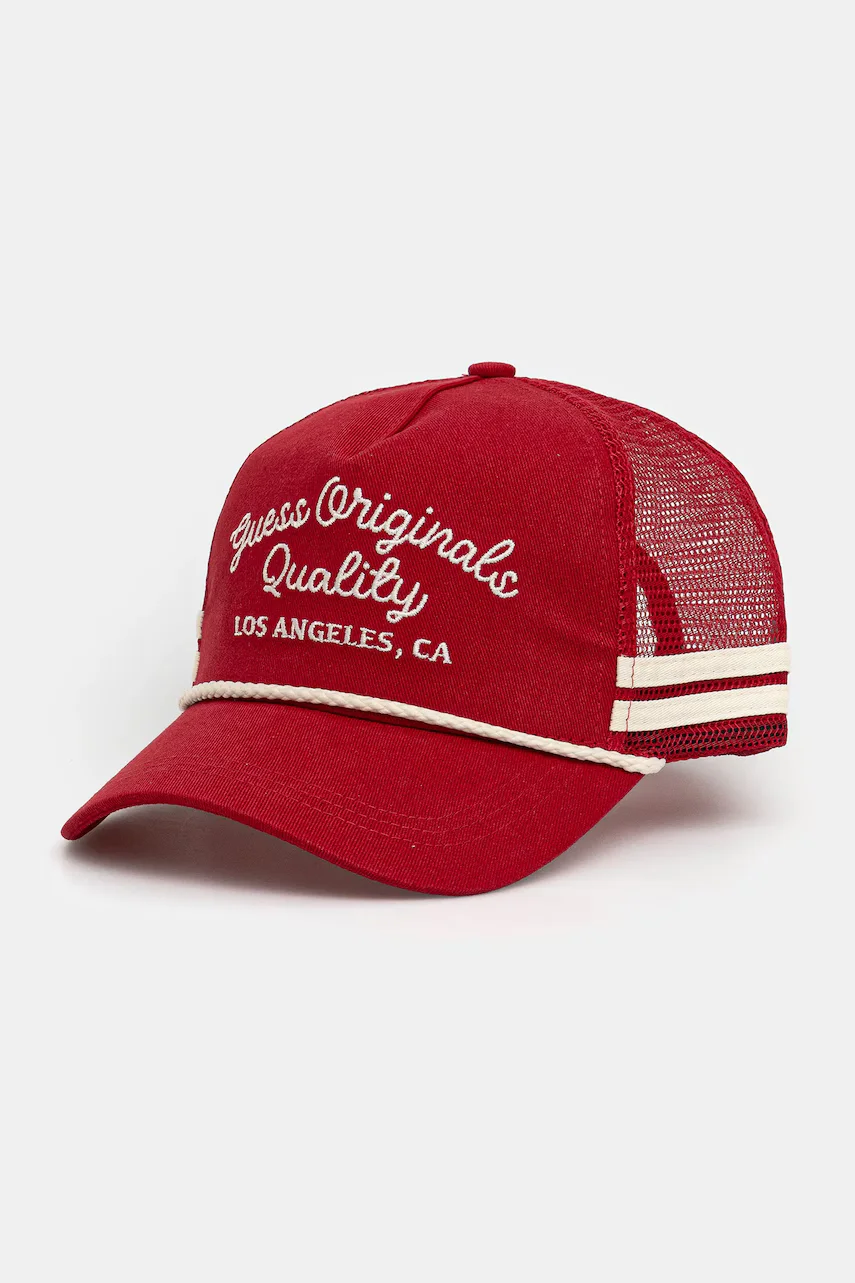 Guess Originals Памучна шапка с козирка VINTAGE