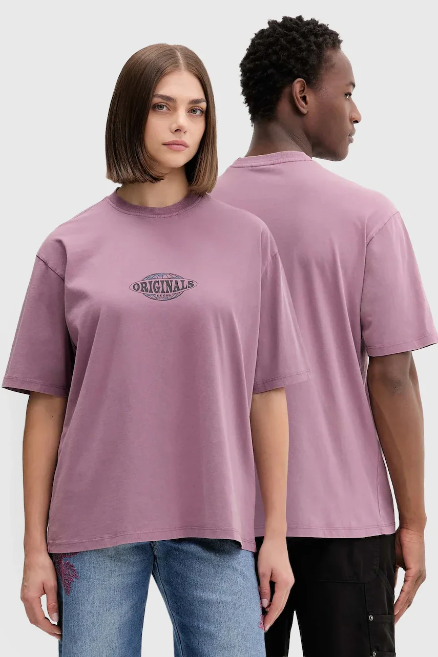 Guess Originals Памучна тениска