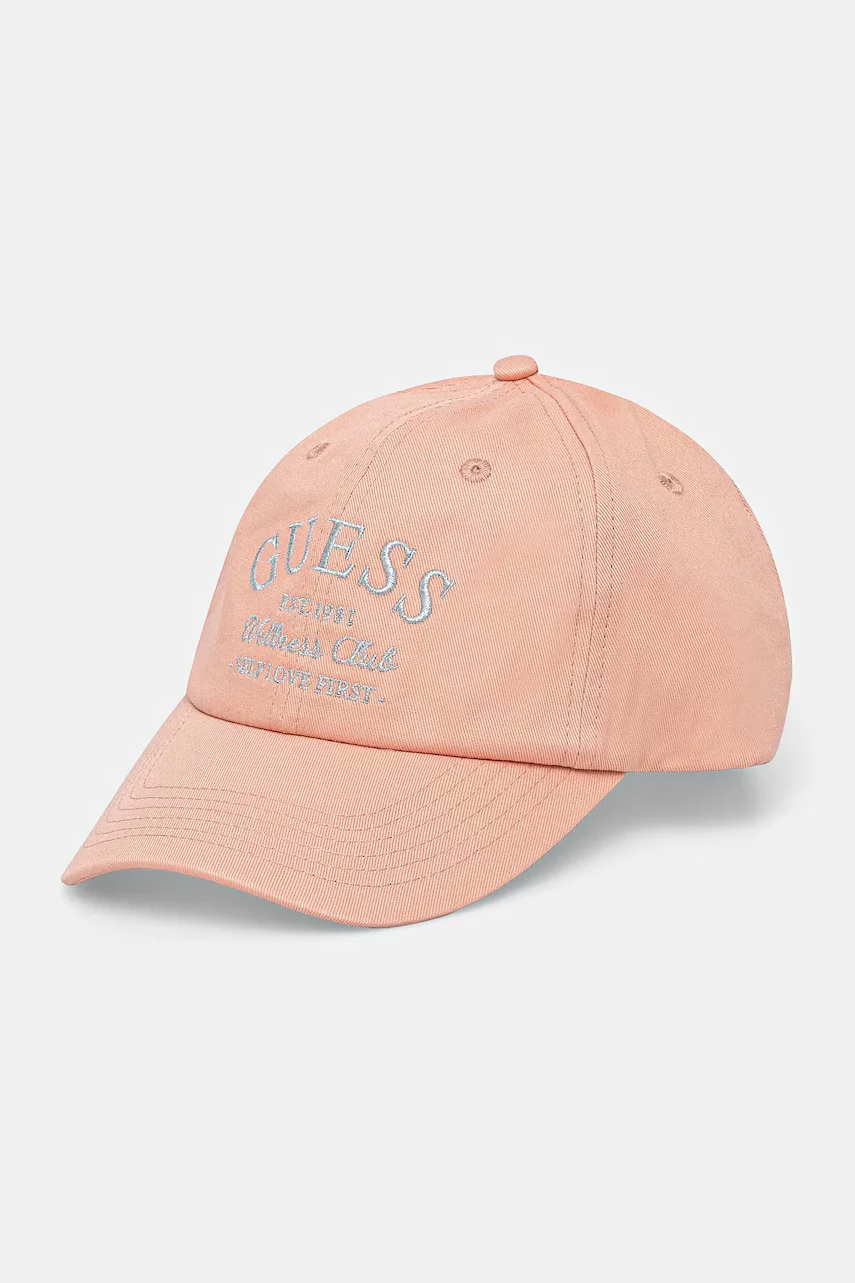 Guess Памучна шапка с козирка LUREX