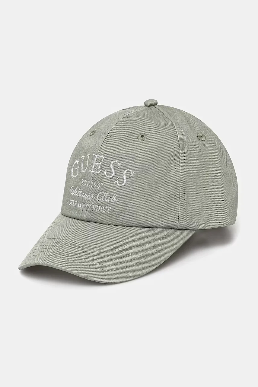 Guess Памучна шапка с козирка LUREX