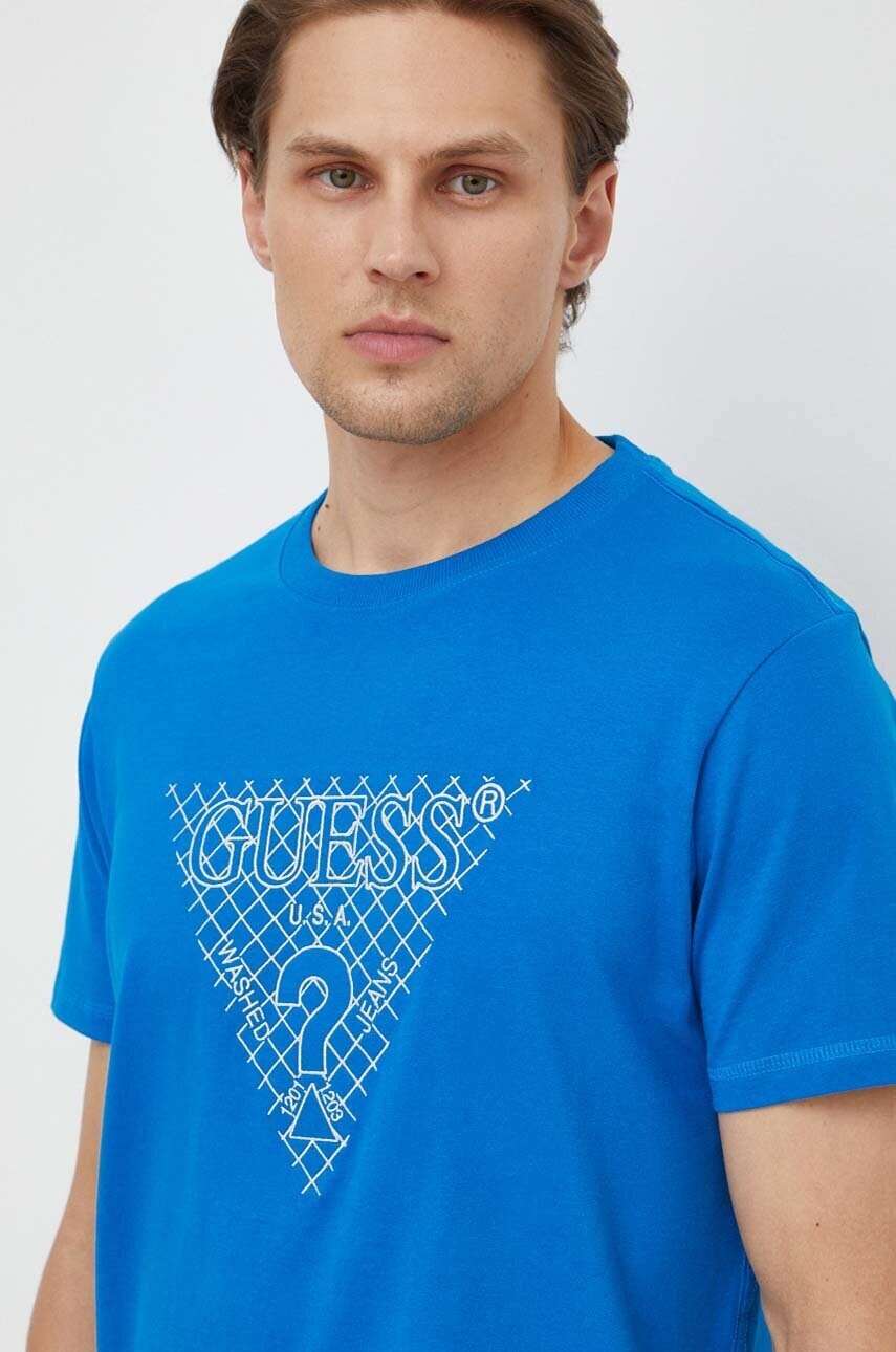 Guess Памучна тениска