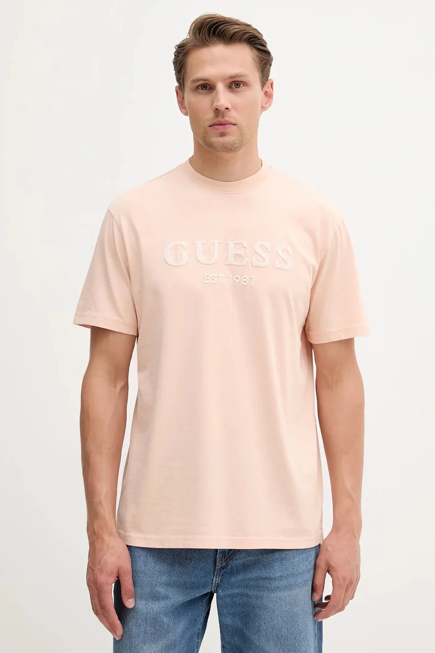 Guess Памучна тениска