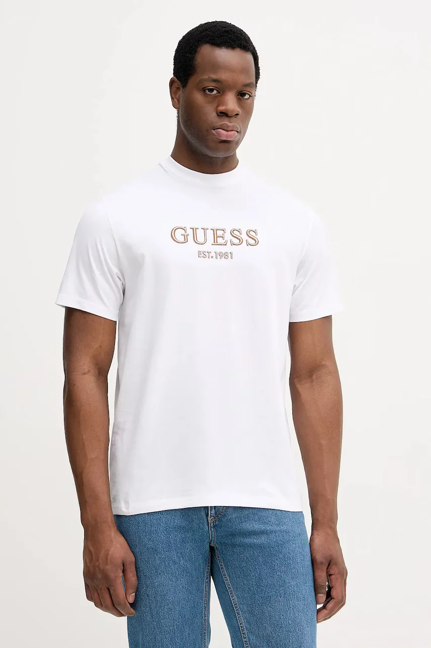 Guess Памучна тениска