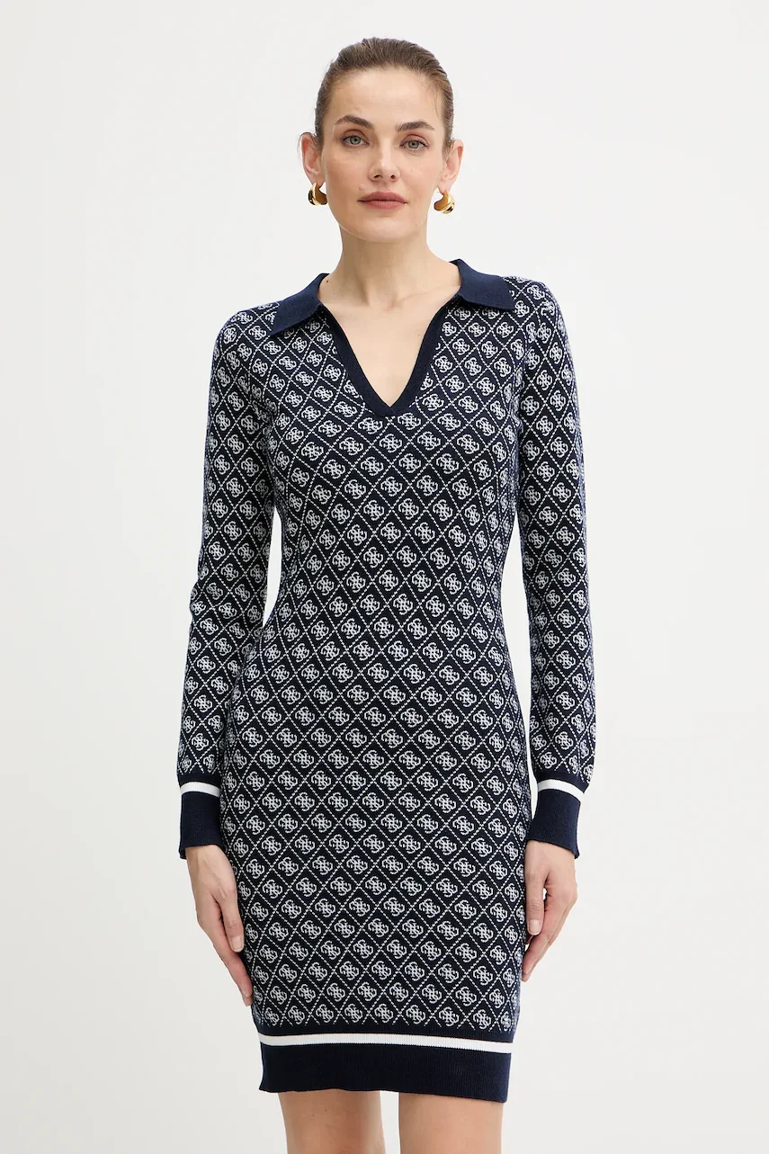 Guess Рокля с вълна AUBREY