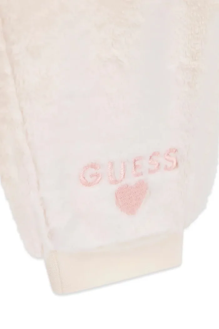 Guess спортен анцуг за бебе от полар бежов A6BG14 W4050