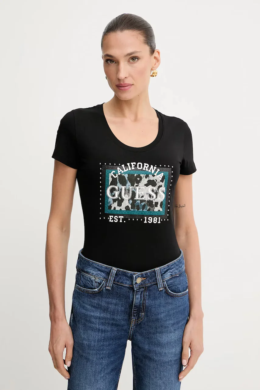 Guess Тениска ANIMALIER