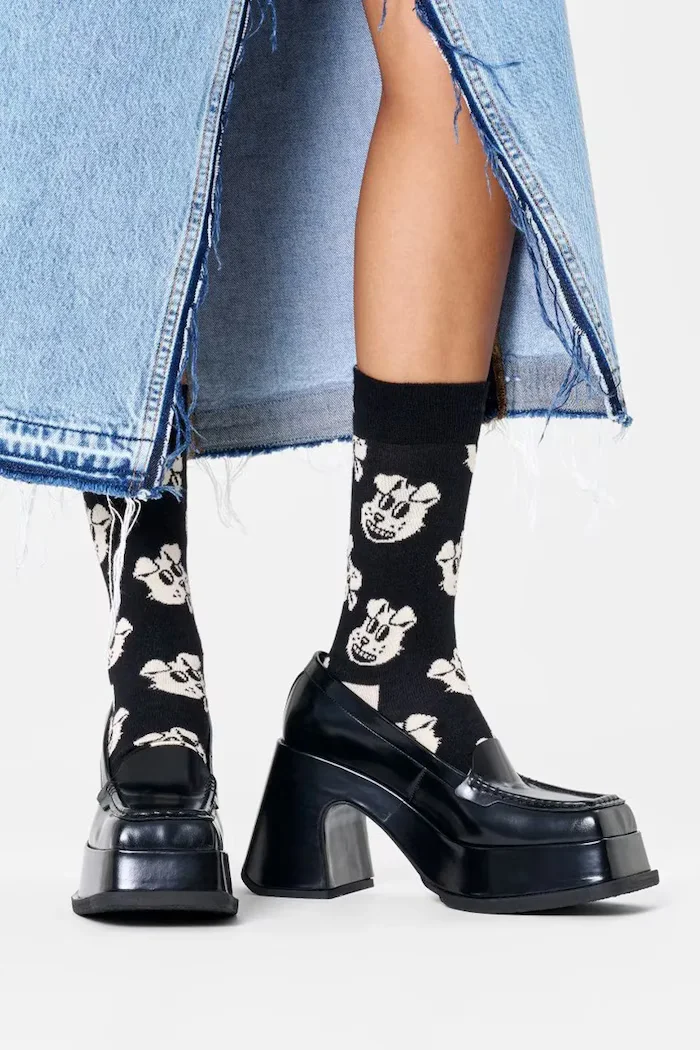 Happy Socks чорапи с памук черни P002739