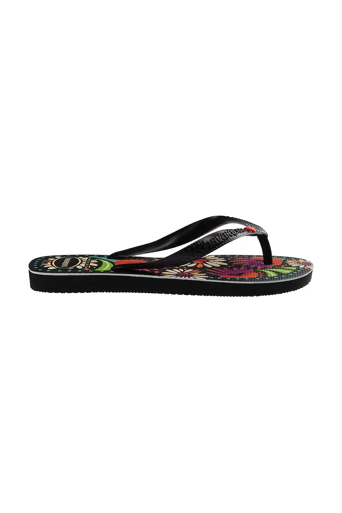 Havaianas джапанки дамски TOP BEGONIA CORACAO черни 4150745.00090