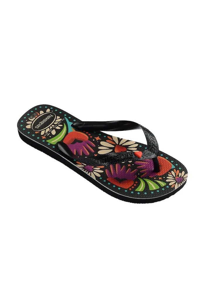 Havaianas джапанки дамски TOP BEGONIA CORACAO черни 4150745.00090
