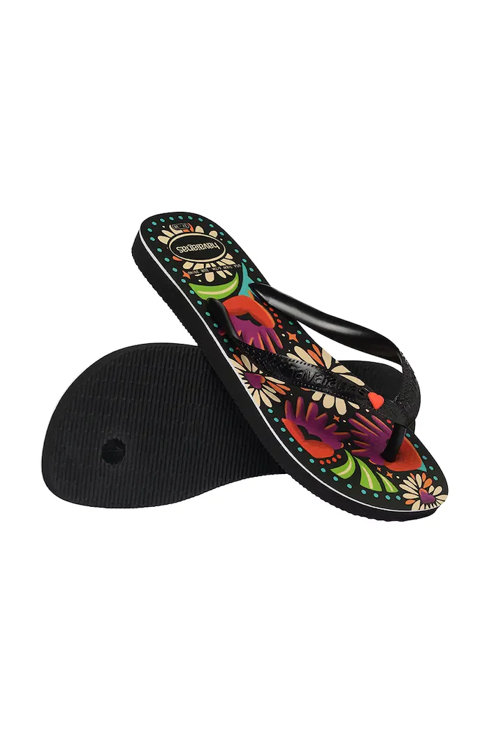 Havaianas джапанки дамски TOP BEGONIA CORACAO черни 4150745.00090