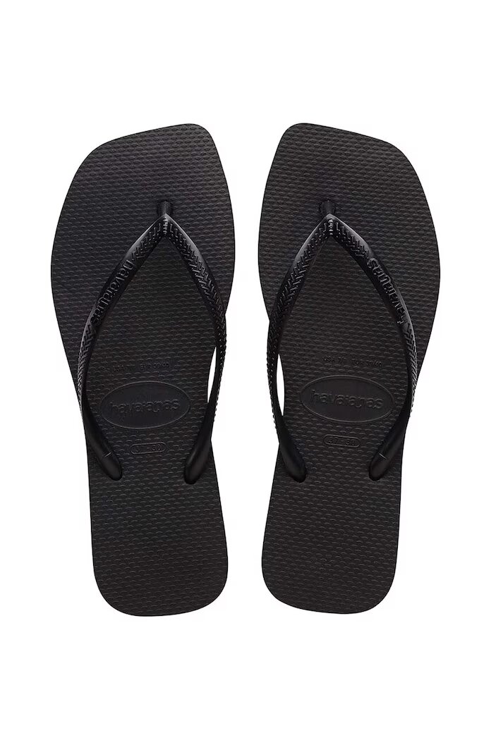 Havaianas Джапанки SQUARE в черно с равна подметка 4148301.0090
