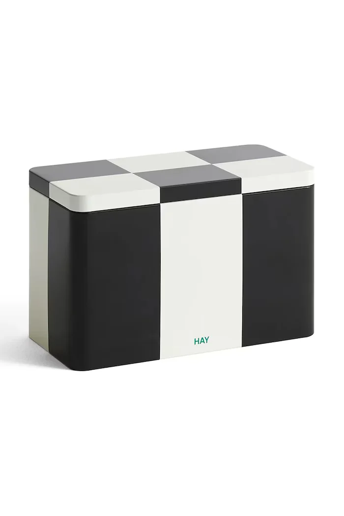HAY Кухненски контейнер Tin 23 L в черно