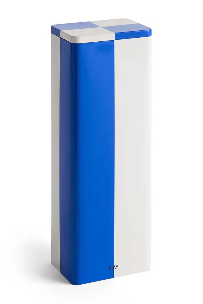 HAY Кутия с капак Tin Container 108 x 78 x 295 cm в синьо