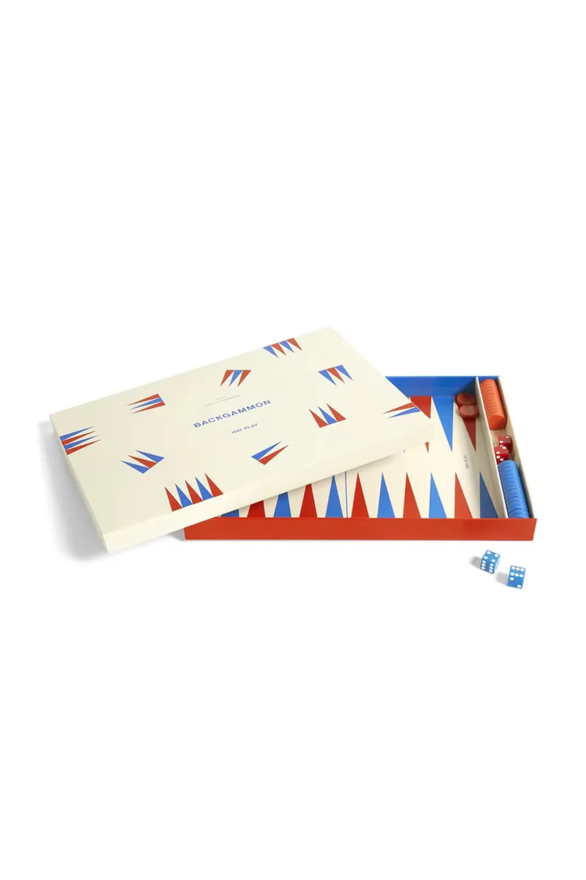 HAY Настолна игра Backgammon 26 x 37 x 3 cm