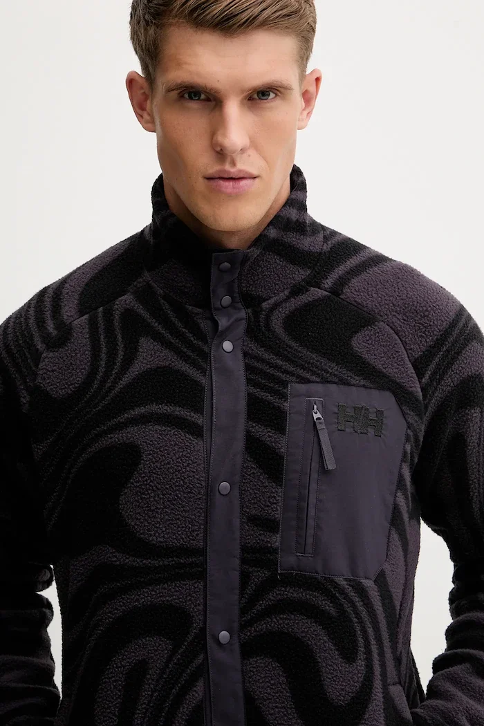 Helly Hansen Спортен суичър Panorama в синьо с десен 63349