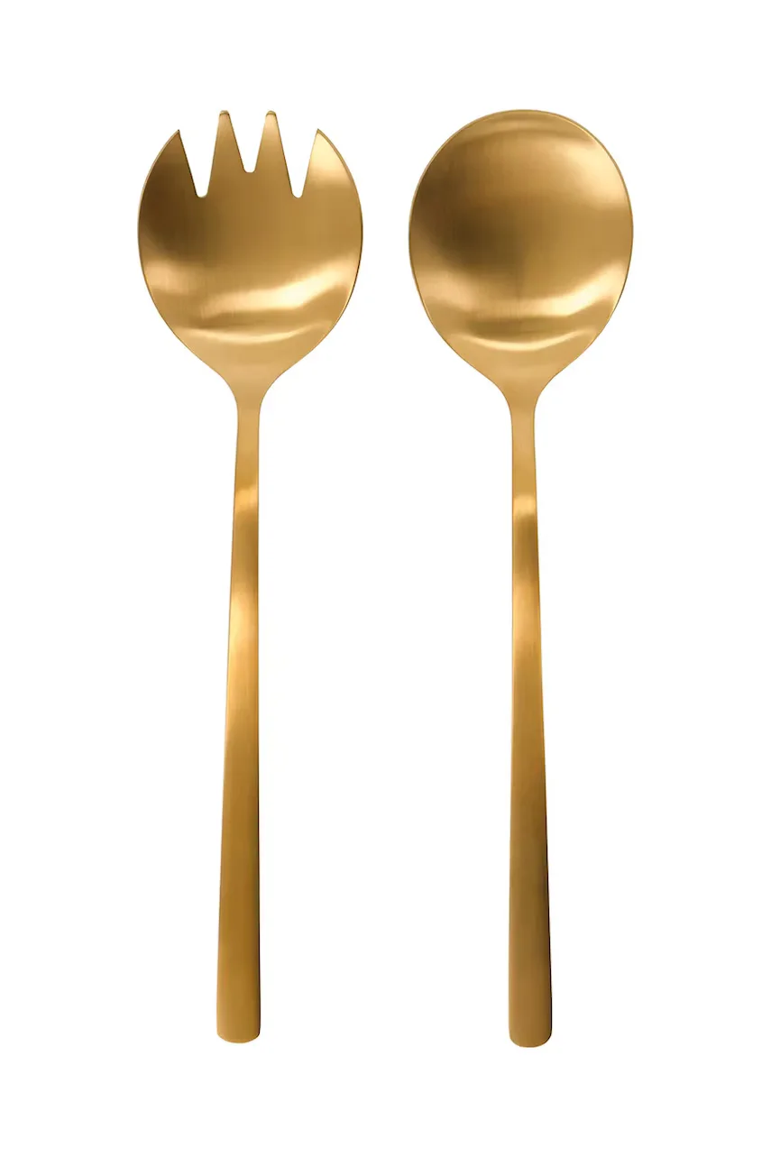 House Doctor Салатни лъжици HDGolden 55 x 23 cm (2 броя)