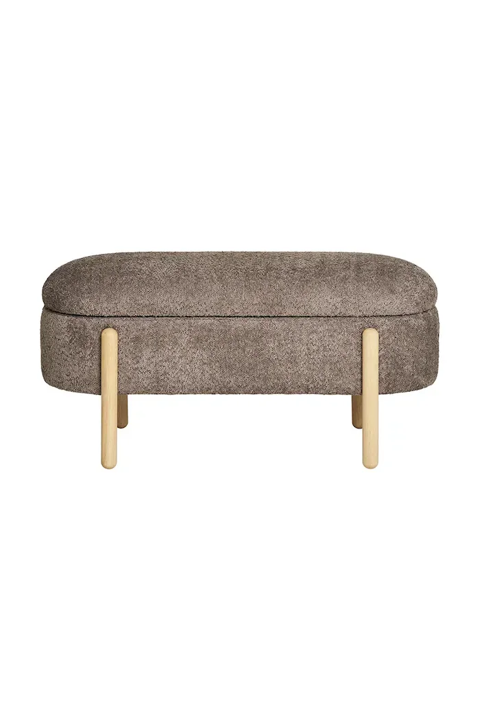 House Nordic Пуф със съхранение Branca 98 x 41 x 48 cm в лилаво
