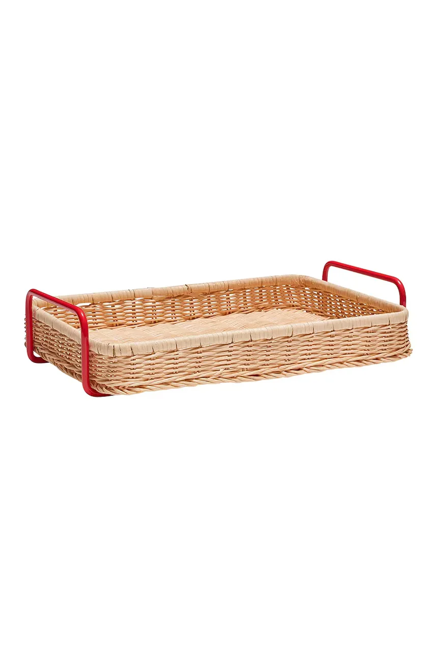 Hübsch Декоративен поднос Splint 42 x 27 x 10 cm