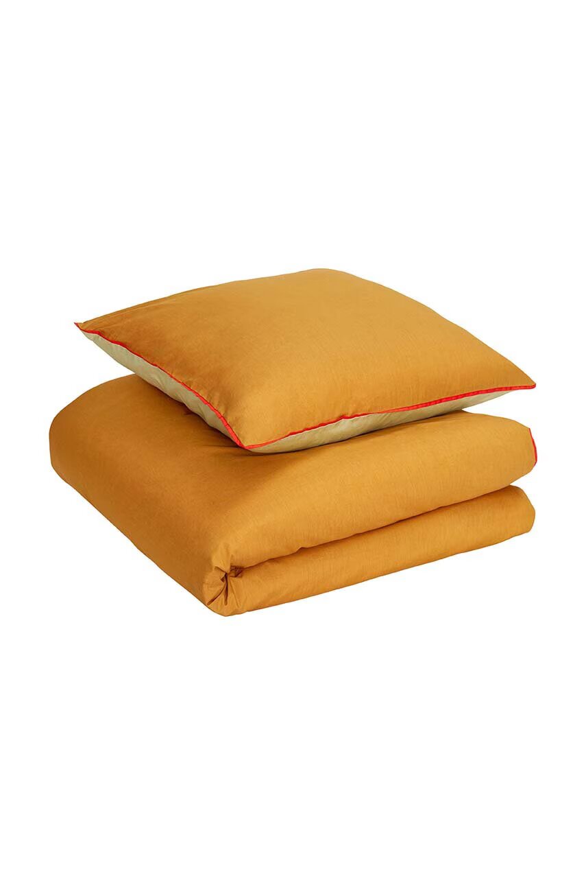 Hübsch Комплект памучно спално бельо Aki Bed Linen 60x63/140x200 cm