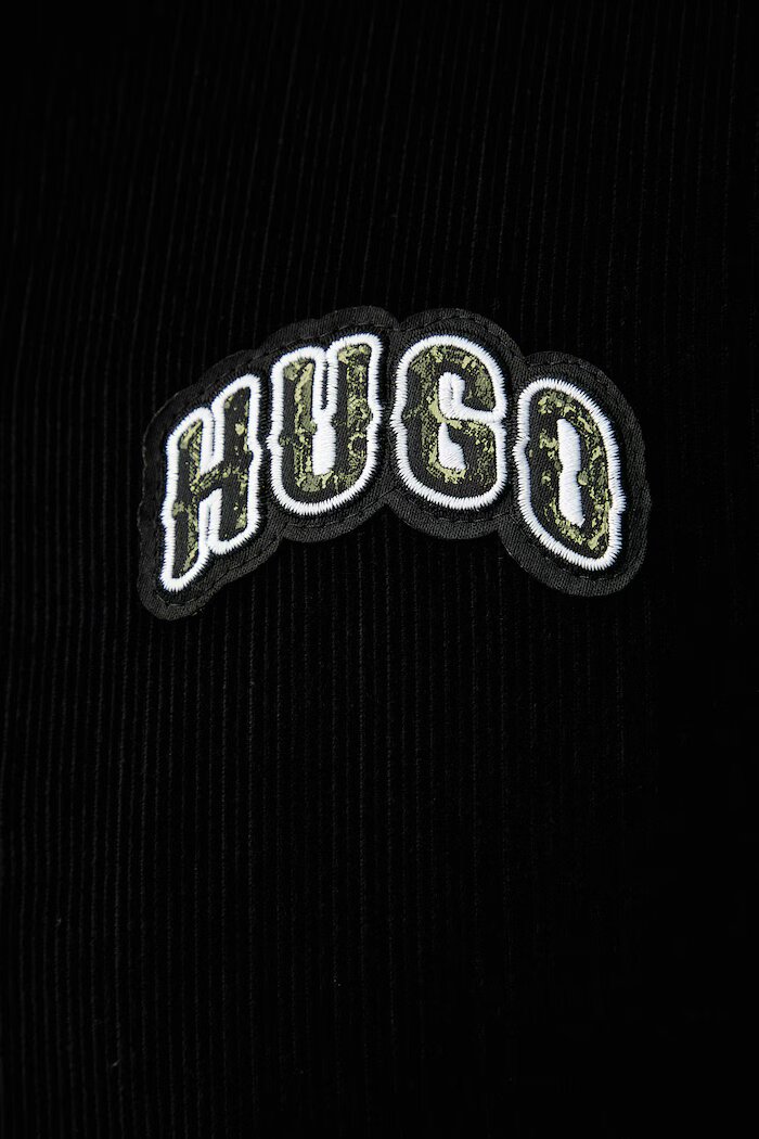 HUGO Blue яке бомбър мъжко от джинс Berono2631 черно 50563929