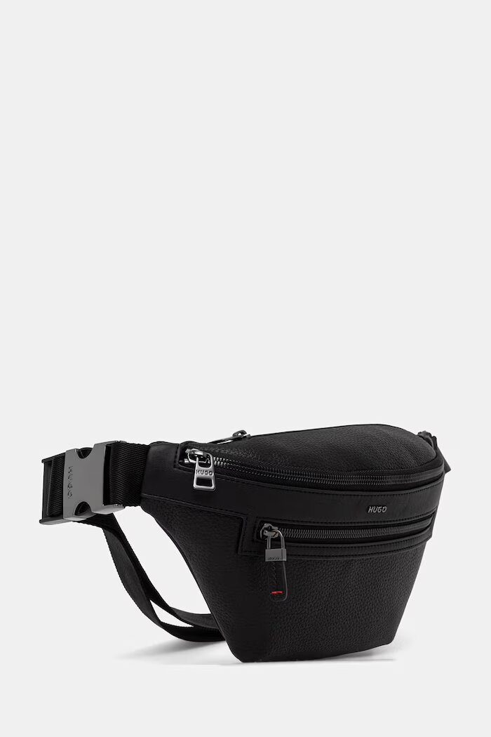 HUGO чанта за кръста мъжка HUKE_BUMBAG черна 50568365