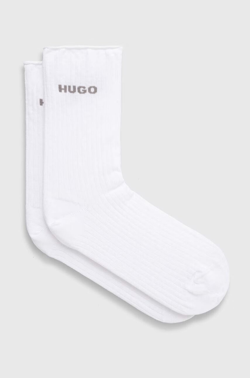 HUGO Чорапи (2 чифта) 2P QS FINE RIB CC W