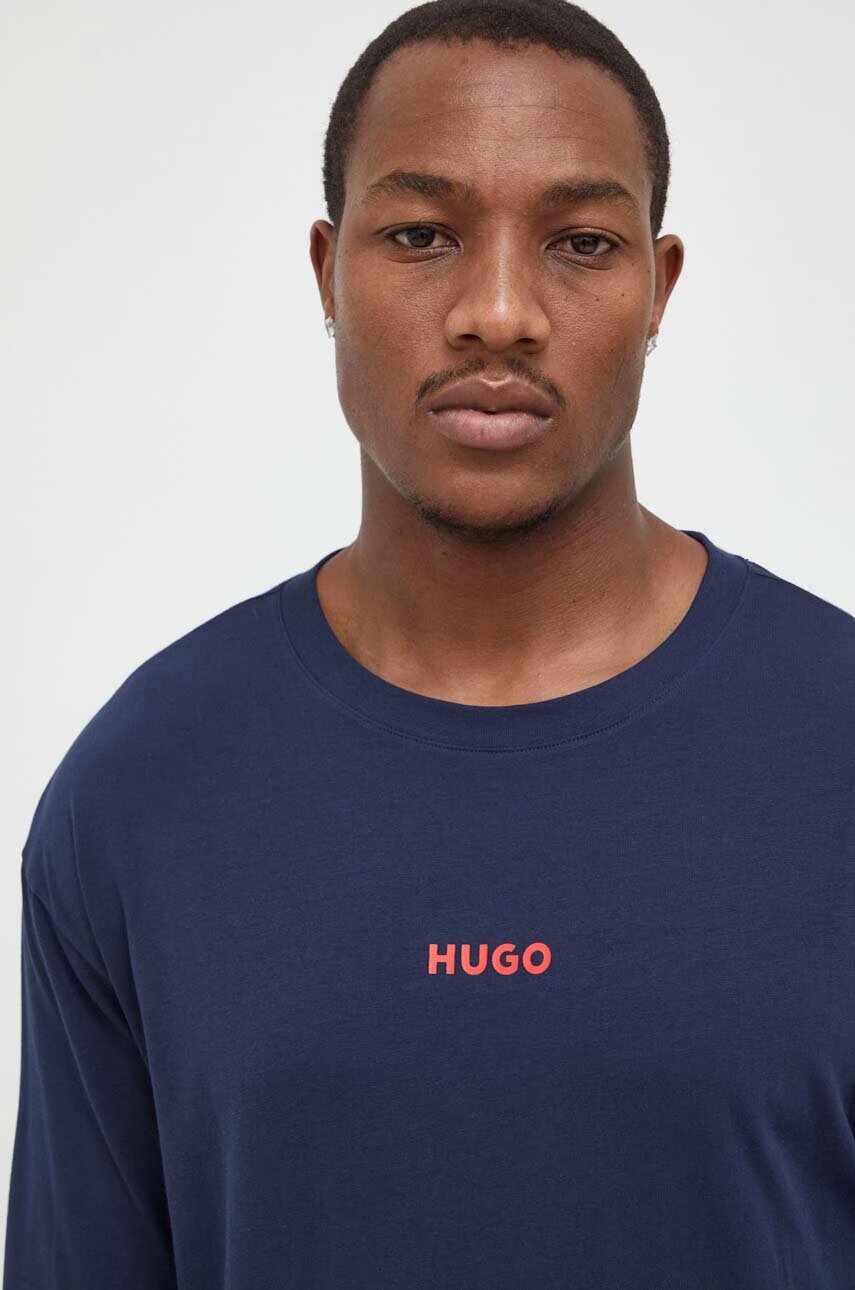 HUGO Домашна блуза с дълги ръкави