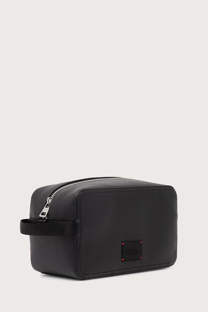 HUGO козметична чанта мъжка от имитация на кожа Ethon HI EVO_Washbag черна 50573504