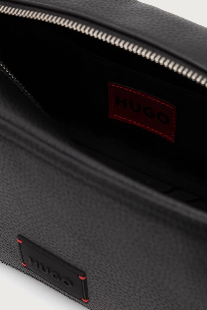 HUGO козметична чанта мъжка от имитация на кожа Ethon HI EVO_Washbag черна 50573504