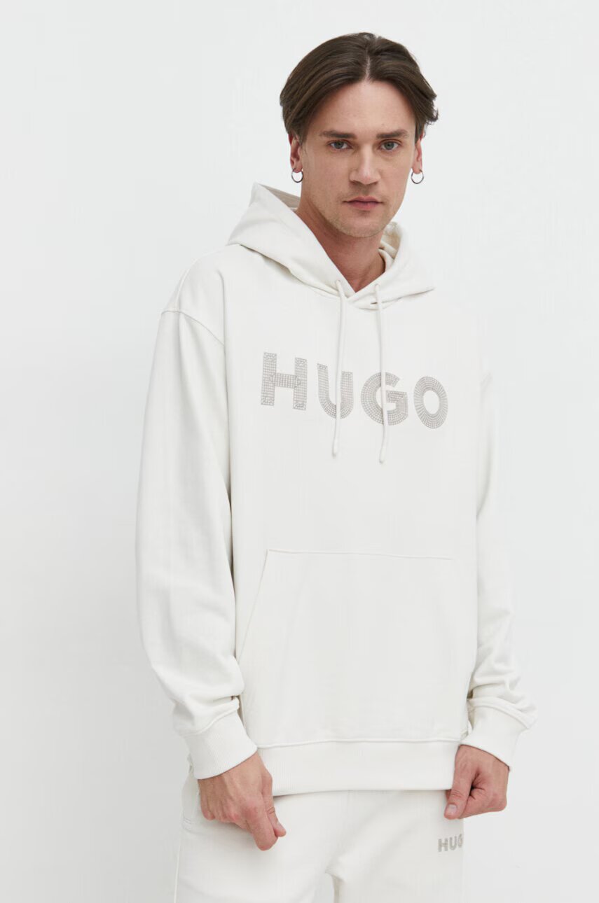 HUGO Памучен суичър