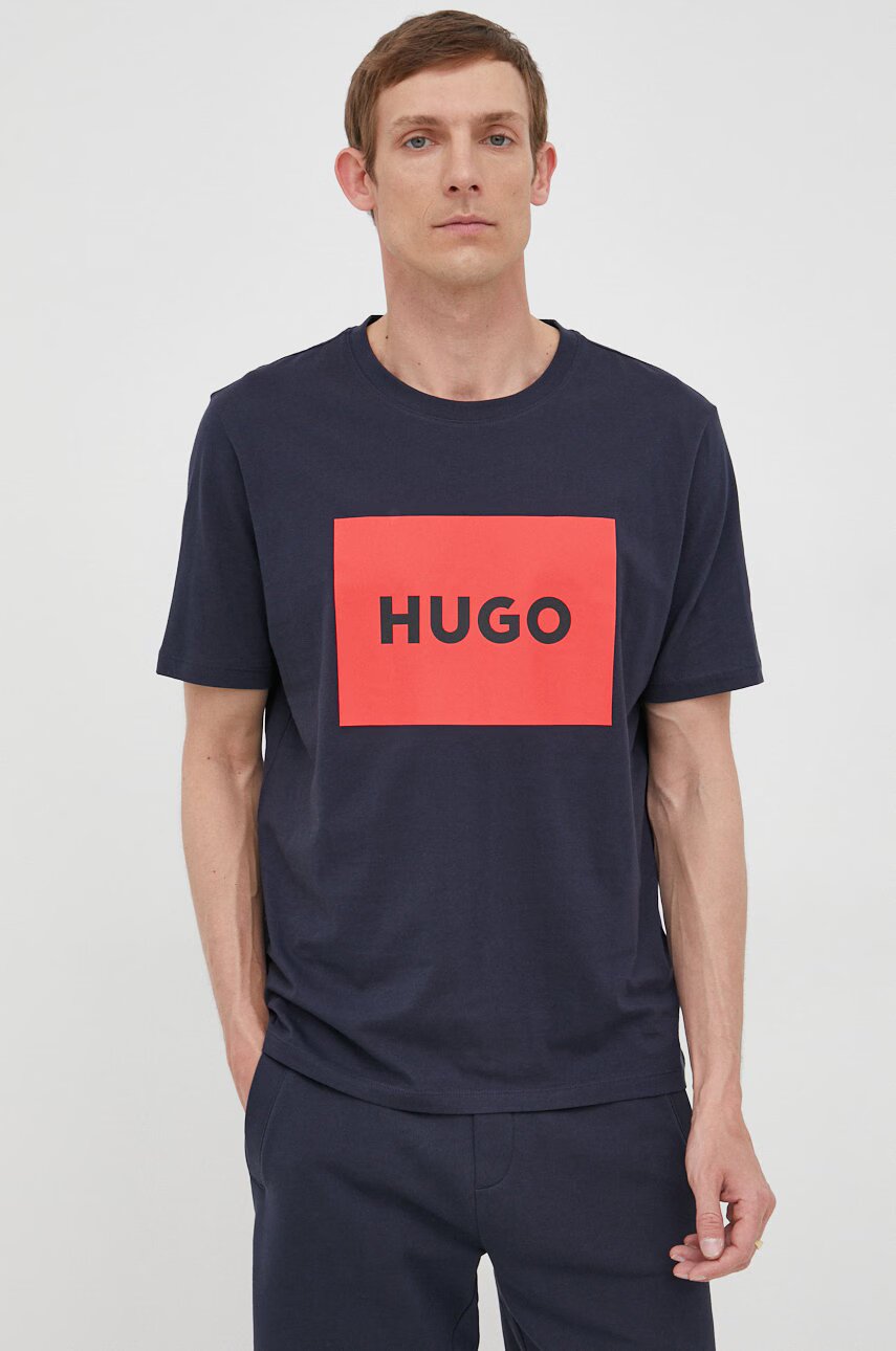HUGO Памучна тениска Dulive222