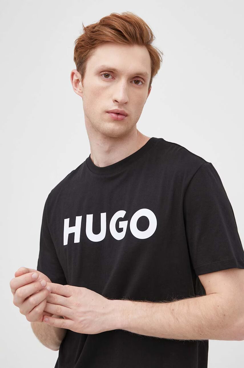 HUGO Памучна тениска Dulivio