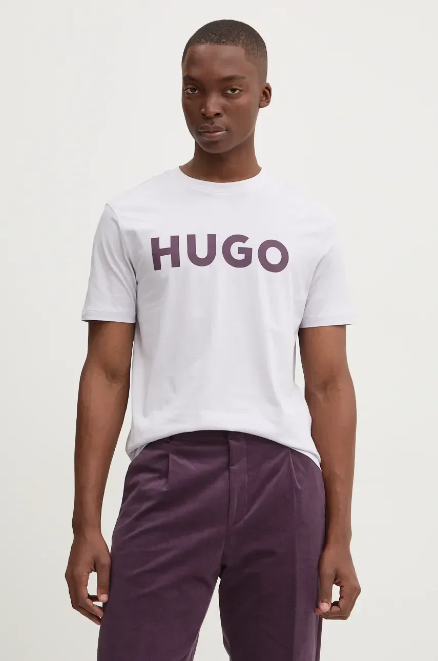 HUGO Памучна тениска Dulivio