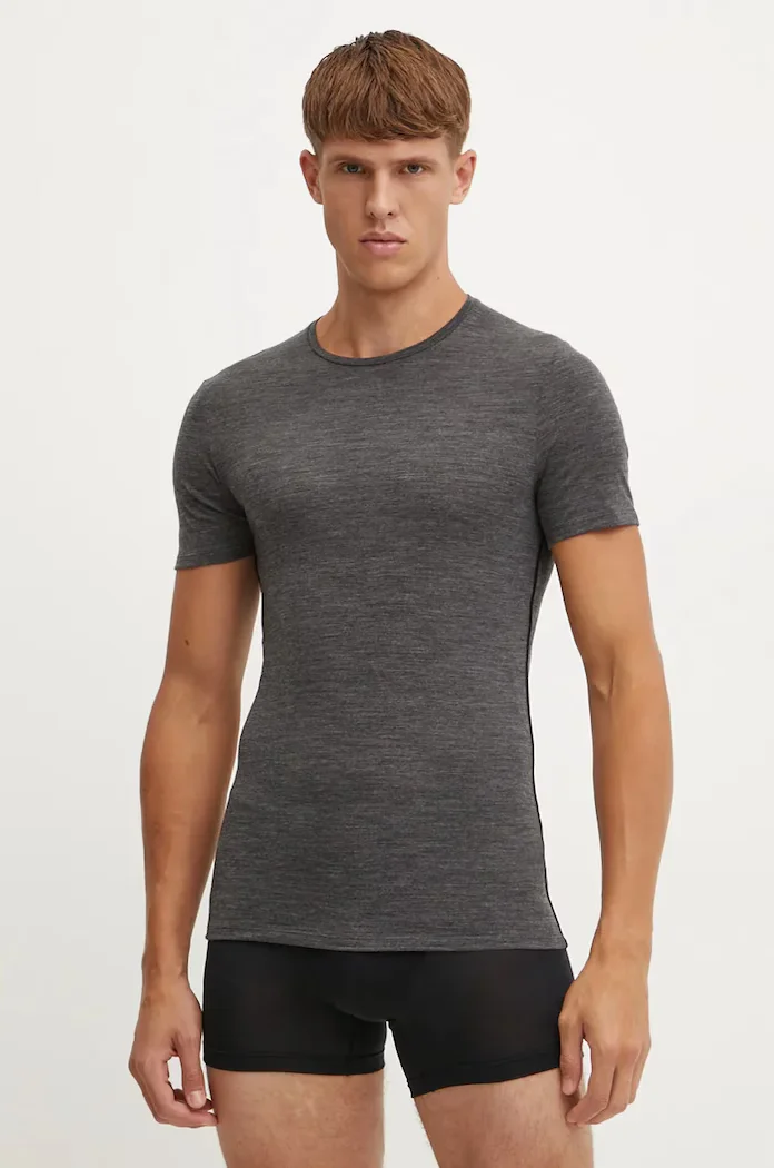 Icebreaker Функционална тениска Merino 150 Anatomica в сиво IB1030330111