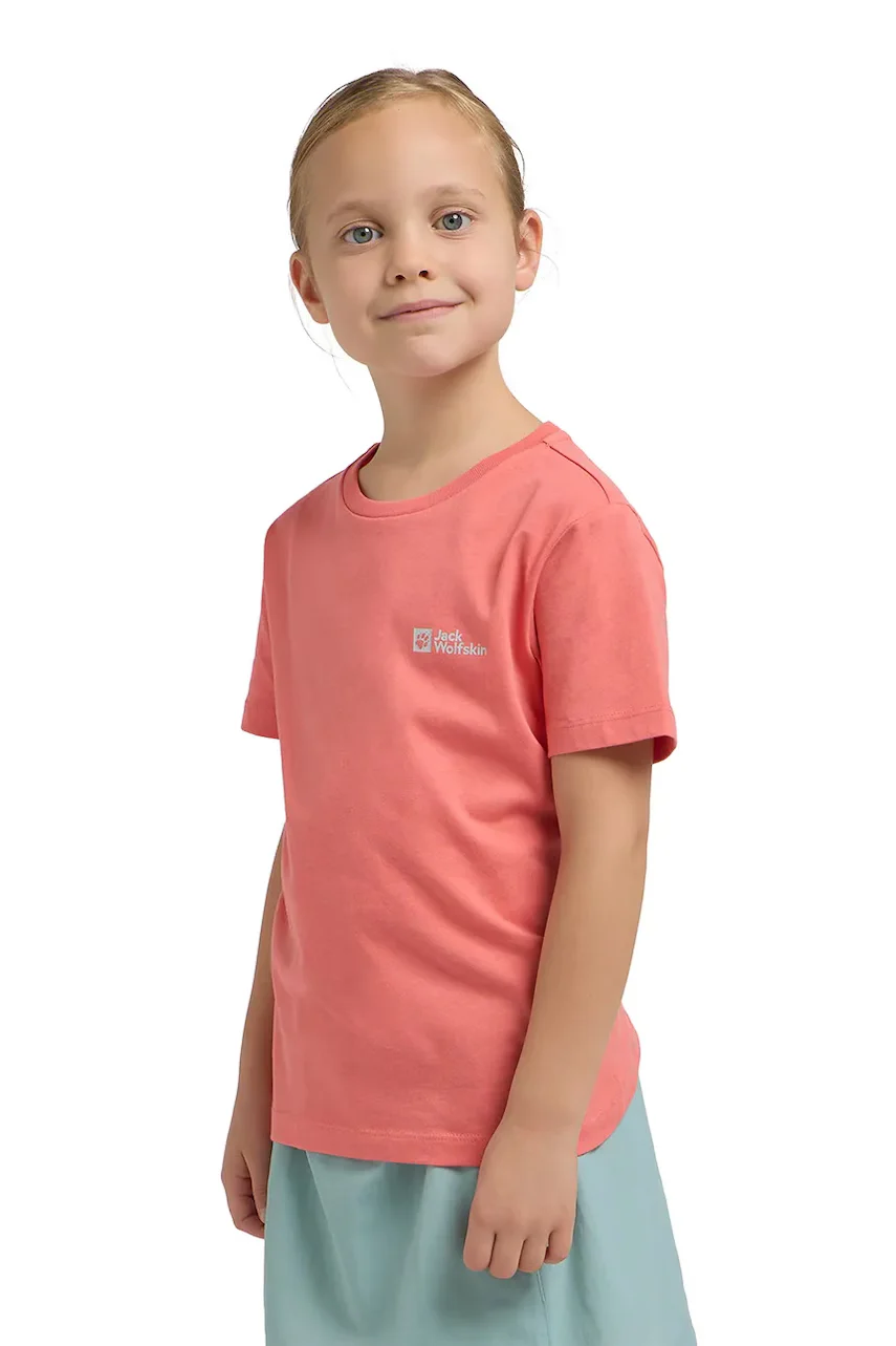 Jack Wolfskin Детска памучна тениска ESSENTIAL COTTON T K