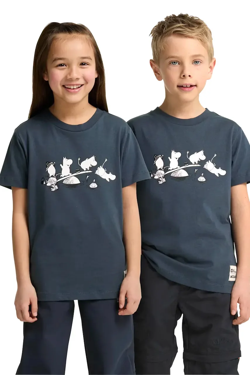 Jack Wolfskin Детска памучна тениска MOOMIN T-SHIRT K
