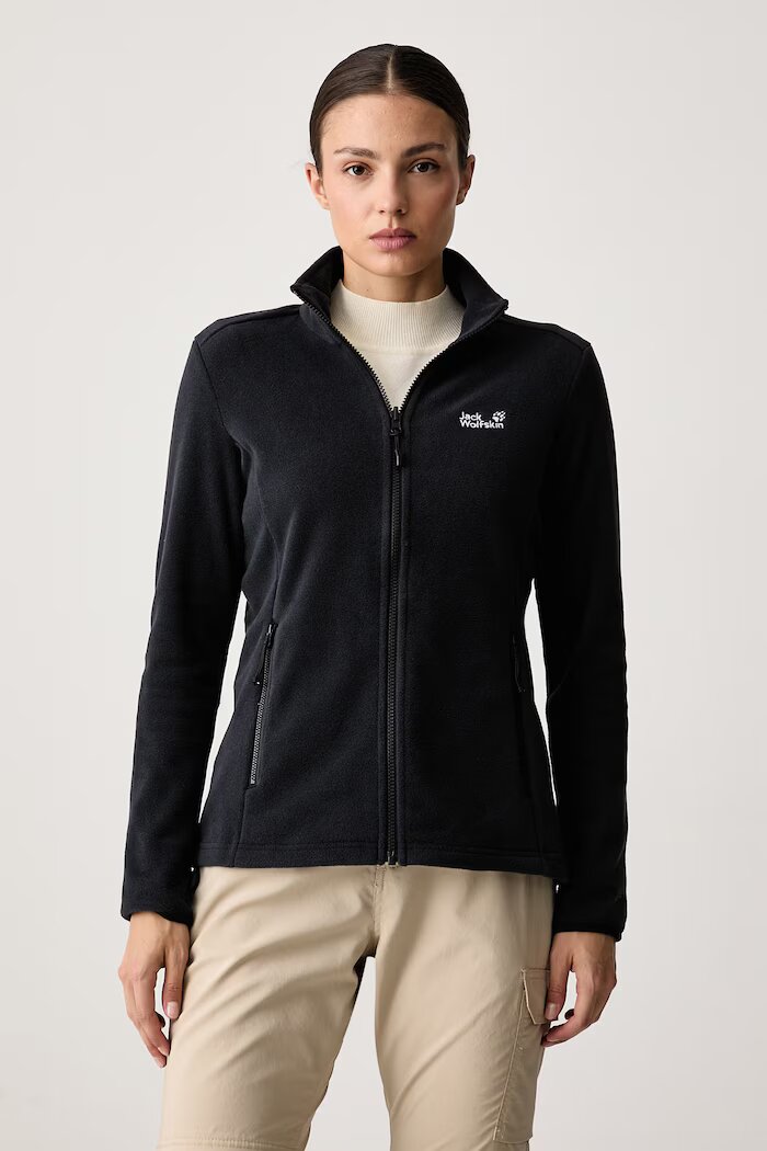 Jack Wolfskin термоактивен суичър дамски Taunus 100 черен A65796