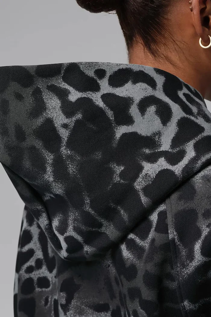 Jordan суичър с качулка дамски с памук Brooklyn Fleece черен IX6900.010
