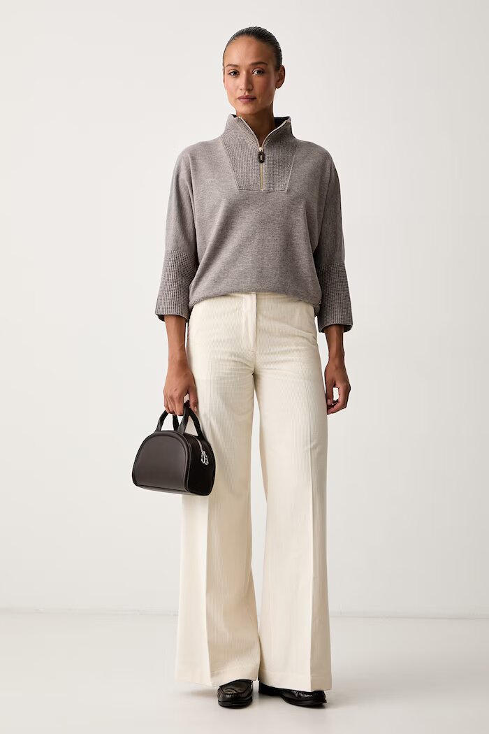 Joseph Ribkoff пуловер дамски с вискоза бежов 263937