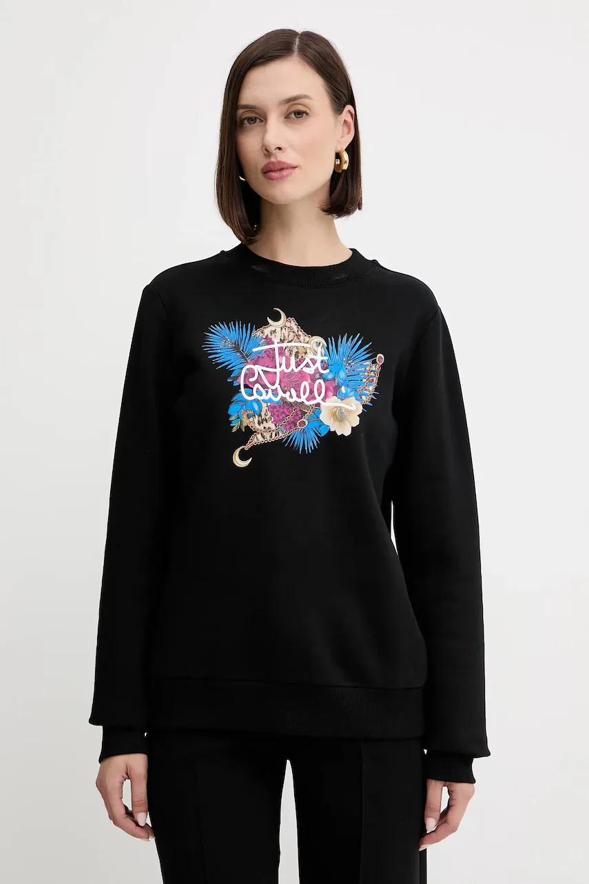 Just Cavalli Памучен суичър