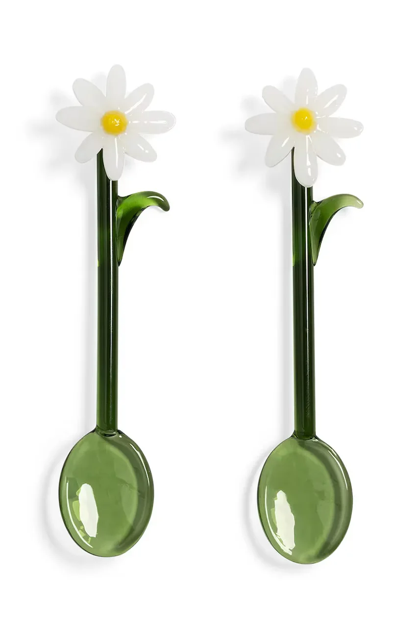 &k amsterdam Чаена лъжичка flora white (2 броя)
