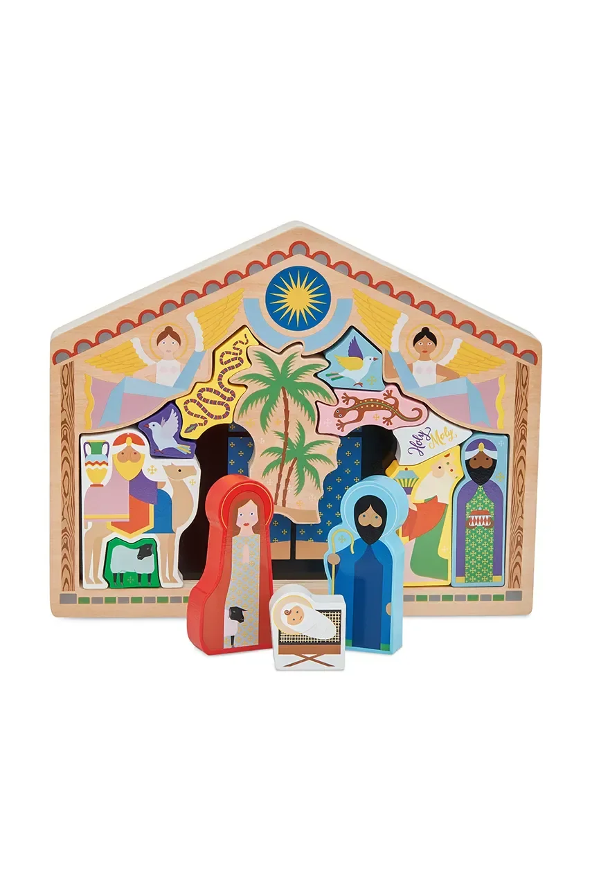 &k amsterdam Дървен пъзел за рождество христово The Crib