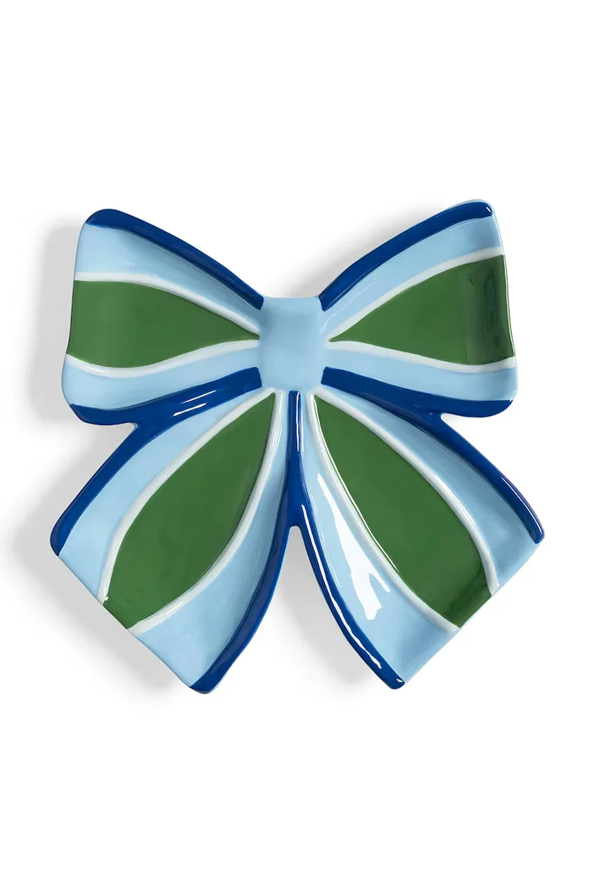 &k amsterdam Декоративна чиния ribbon 22 x 22 x 35 cm