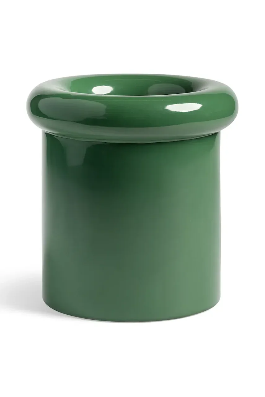 &k amsterdam Декоративна ваза turban green