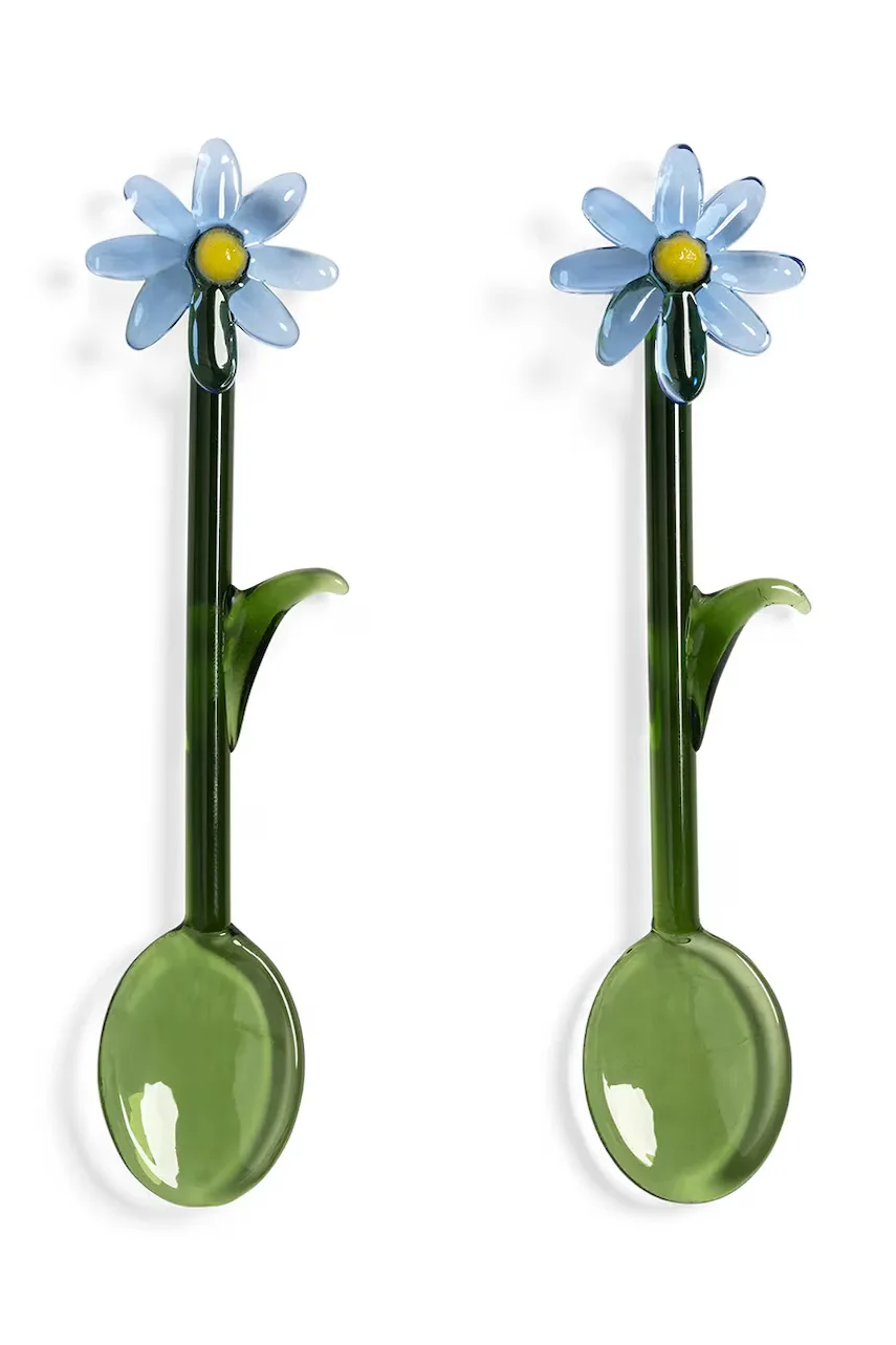 &k amsterdam Комплект лъжици flora blue (2 броя)
