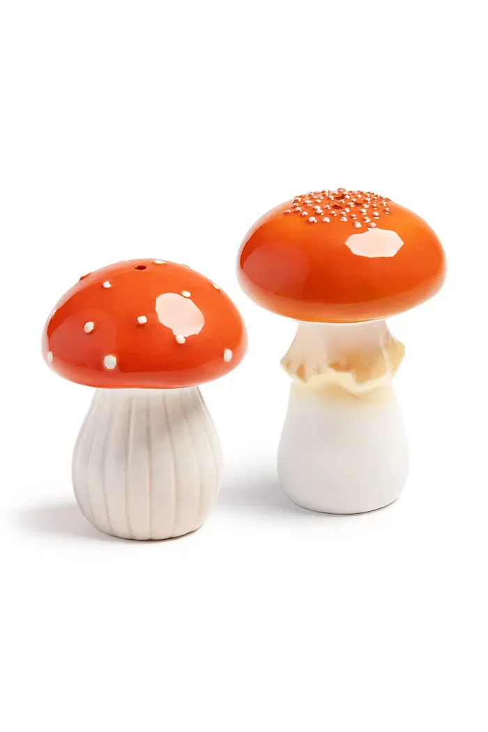 &k amsterdam Комплект за сол и черен пипер Mushroom