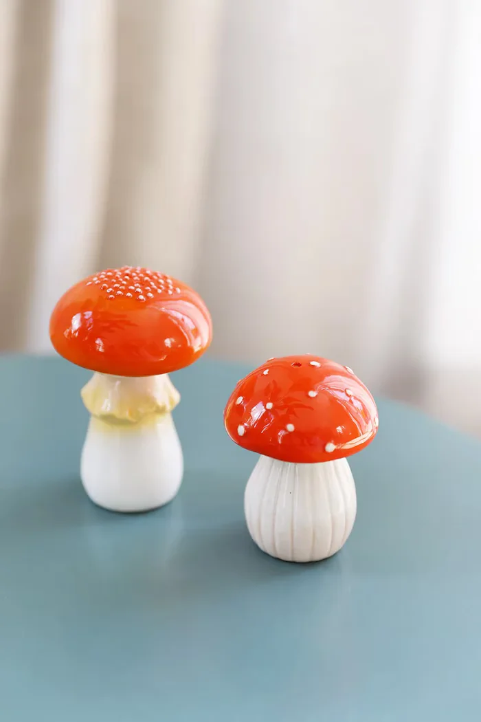 &k amsterdam Комплект за сол и черен пипер Mushroom