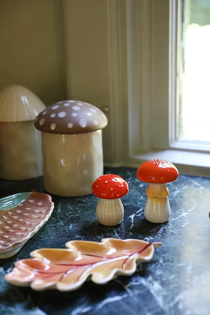 &k amsterdam Комплект за сол и черен пипер Mushroom